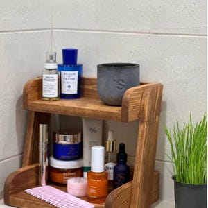 Two-tier table shelf