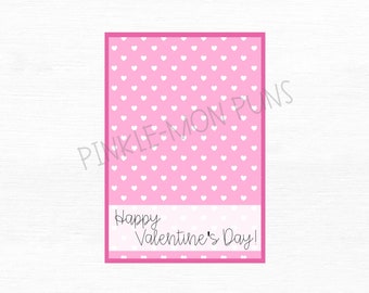 Happy Valentine's Day Card| Printable | Instant Download