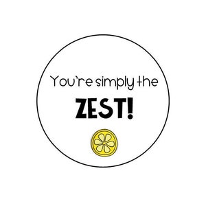 Simplement les balises ZEST 2x2’’ CIRCLE et SQUARE | Imprimable | Téléchargement instantané