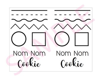 Nom Nom Cookie Class Worksheet