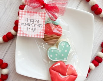 Happy Valentine's Day Tag | Cookie Tags | Printable | Instant Download