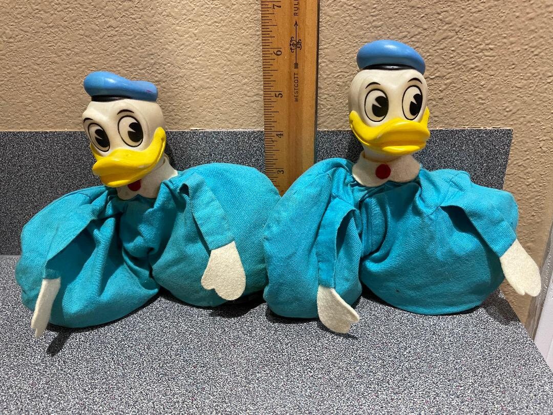 Walt Disney Donald Duck Bean Bag Set of 2 Etsy