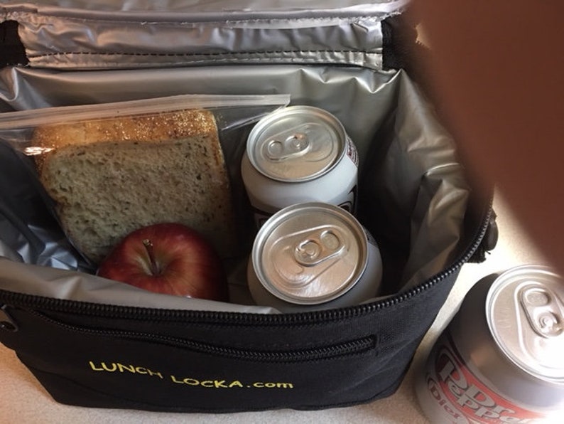 Lunchlocka Locking Lunch Bag Protects Lunch and Medicine Etsy