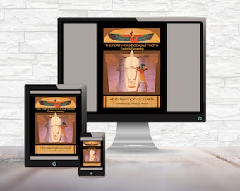Instant Book: Esoteric Geometry *The Forty-Two Books of Thoth*  based on Tarot of Saqqara Egyptian Sacred Geometry Cards Donald Beaman