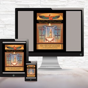 Direct reserveren: Alpha & Omega *De tweeënveertig boeken van Thoth* Een index deel één * gebaseerd op Tarot van Saqqara-kaarten Donald Beaman