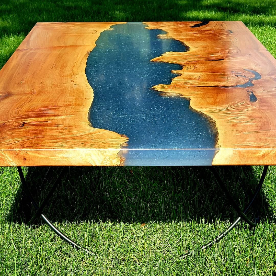 Beautiful Big Leaf Maple River Coffee Table Etsy