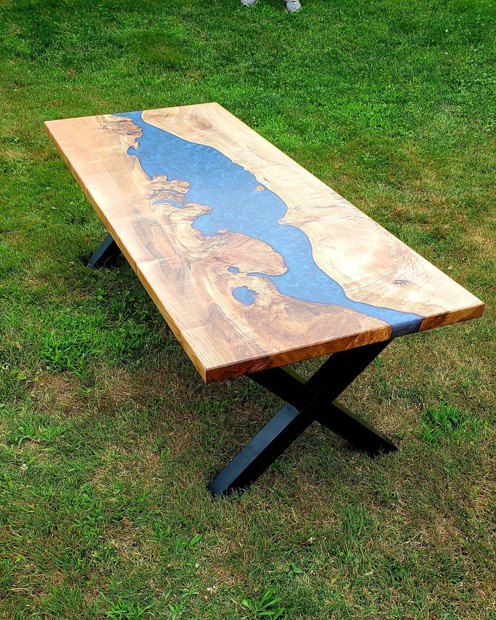 Maple River Coffee Table, River Table Dinning, River Table Coffee