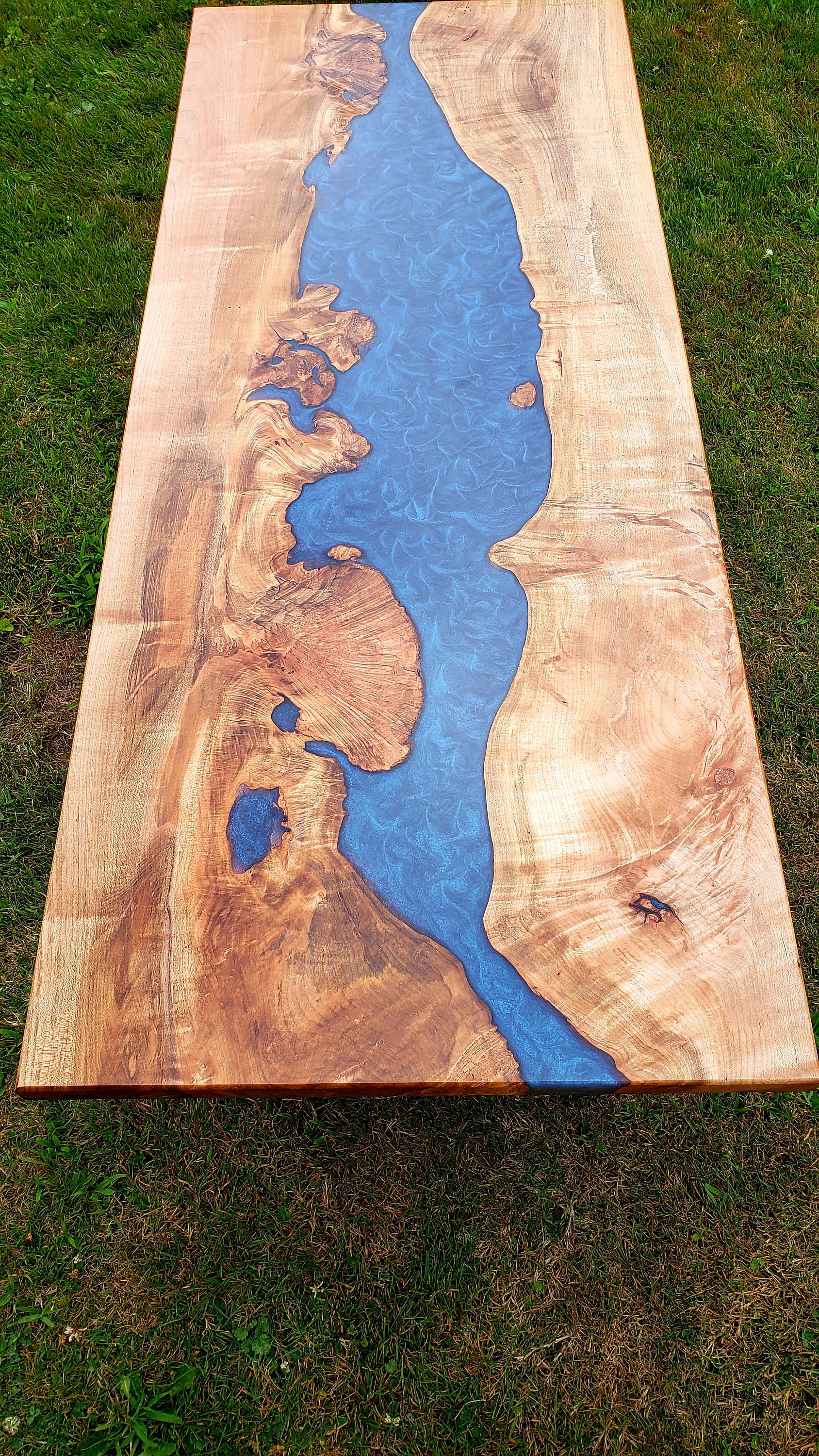 Maple River Coffee Table, River Table Dinning, River Table Coffee