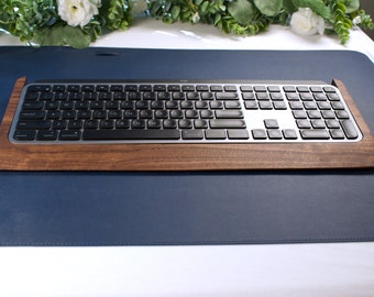 Logitech MX Keys  walnut wooden stand, logitech mx keys keyboard wood tray holder, keyboard holder logitech wireless keyboard