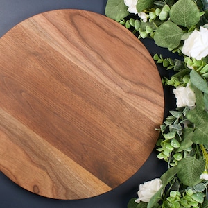Walnut lazy susan