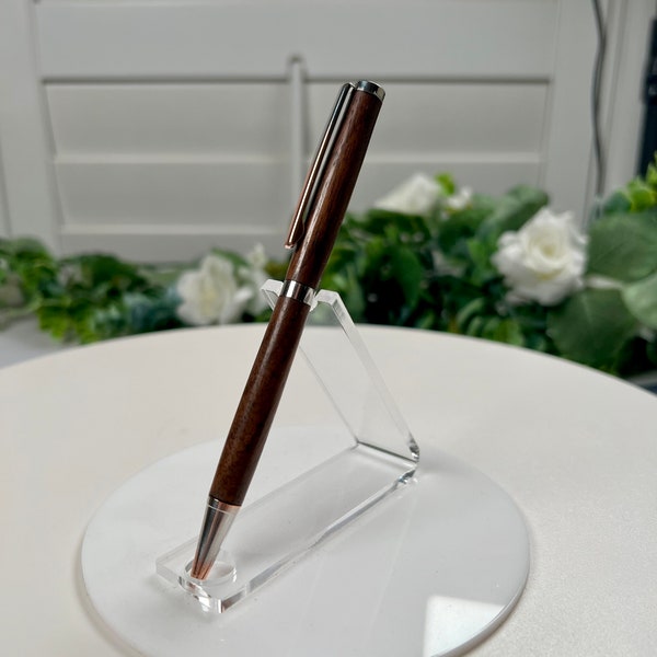 Walnut Slim Ballpoint Pen