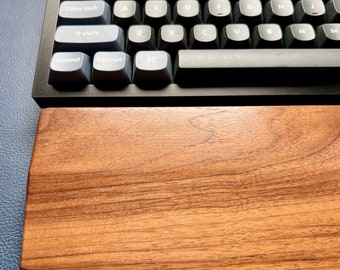 Walnut Keyboard Wrist Rest - Full size, Ten keyless and Mini