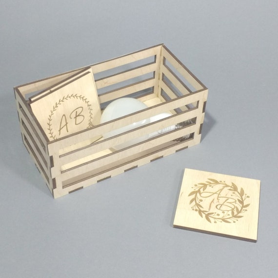 Caja de almacenamiento caja de artesanía caja de madera | Etsy