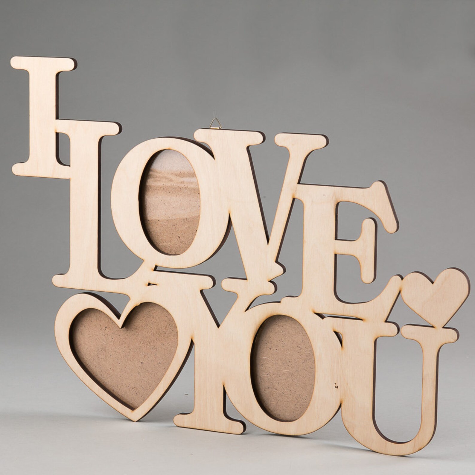 Photo frame I love you Etsy