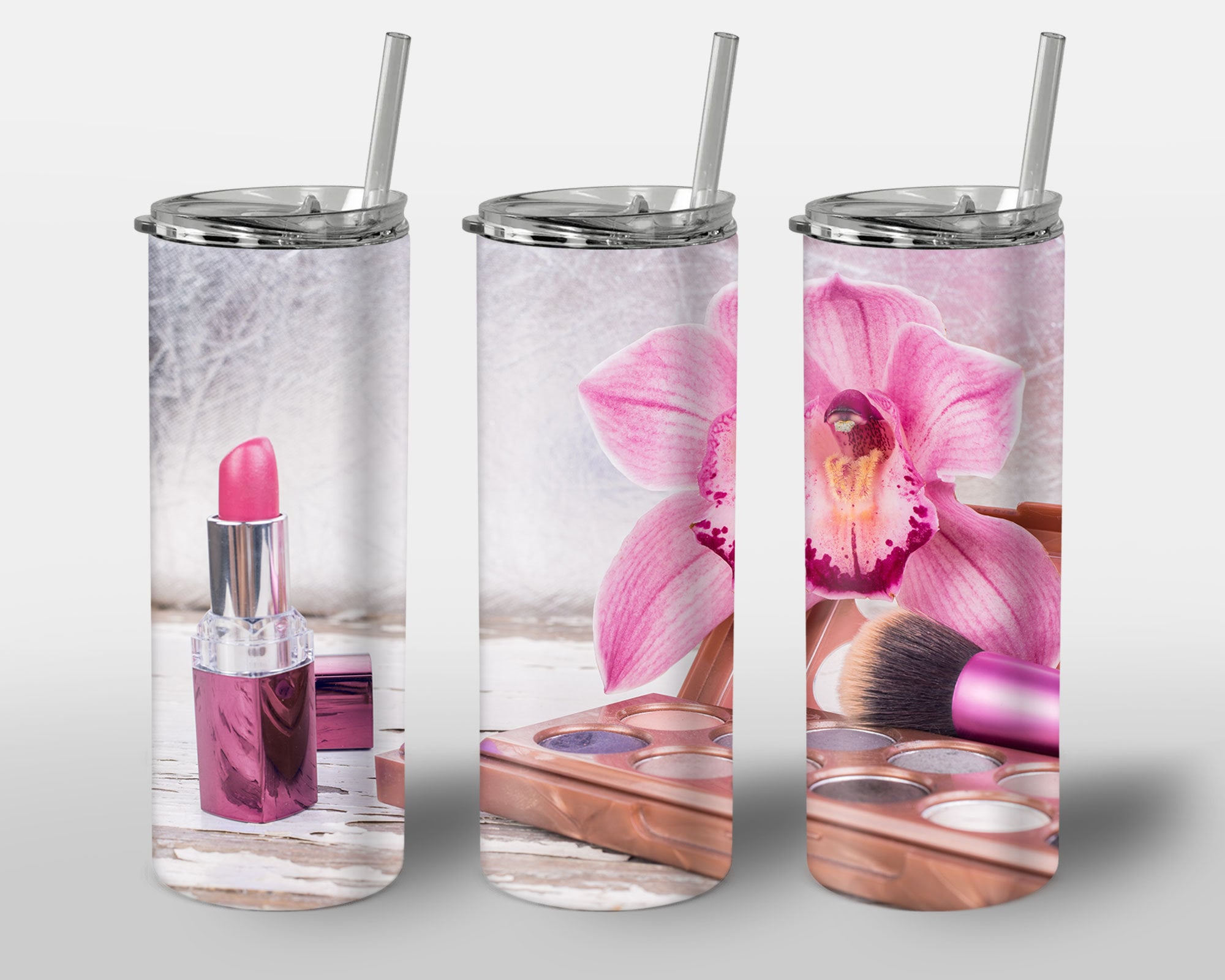 Perfume Tumbler Wrap Girly PNG Design Graphic by PositiveChic