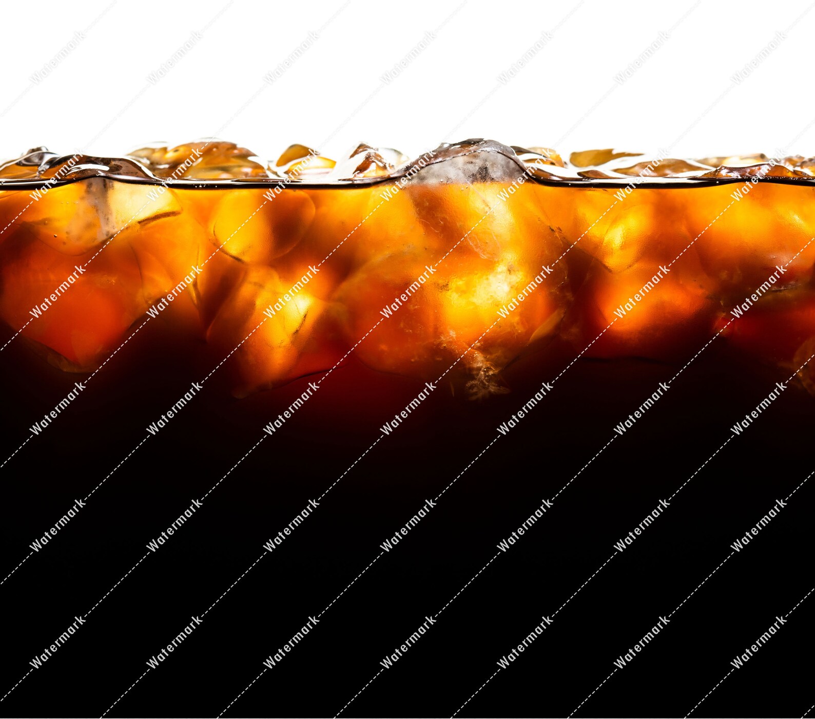 Iced Cola Cup Design for Tumbler, Black Drink Glass, STRAIGHT 20oz ...