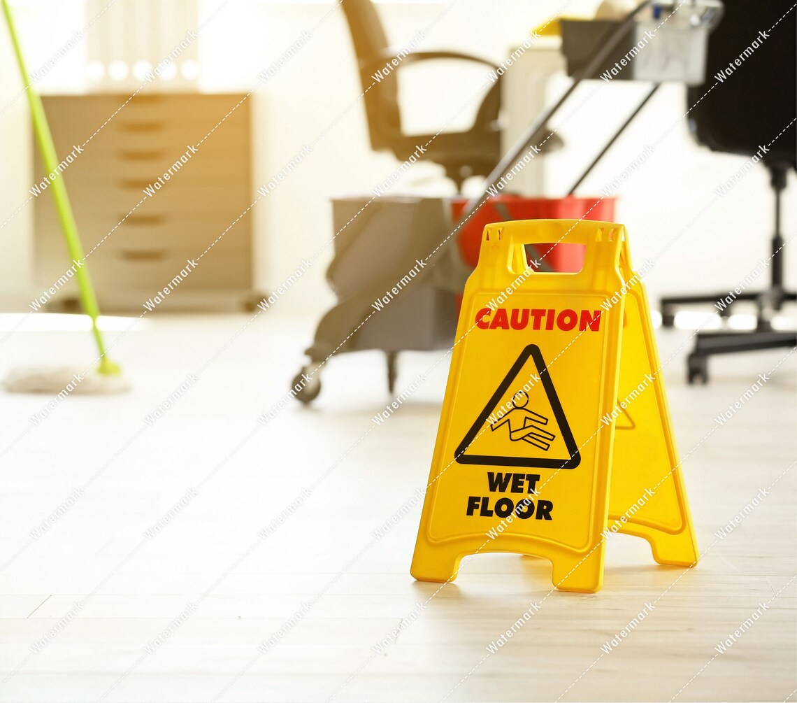 Janitor Caution Design for Tumbler, Janitor Yellow Danger Sign Cleaning ...