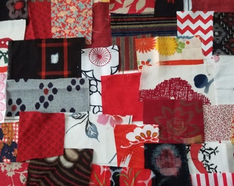 Vintage Red Boro-tygkit: Japanska textilier för synlig lagning