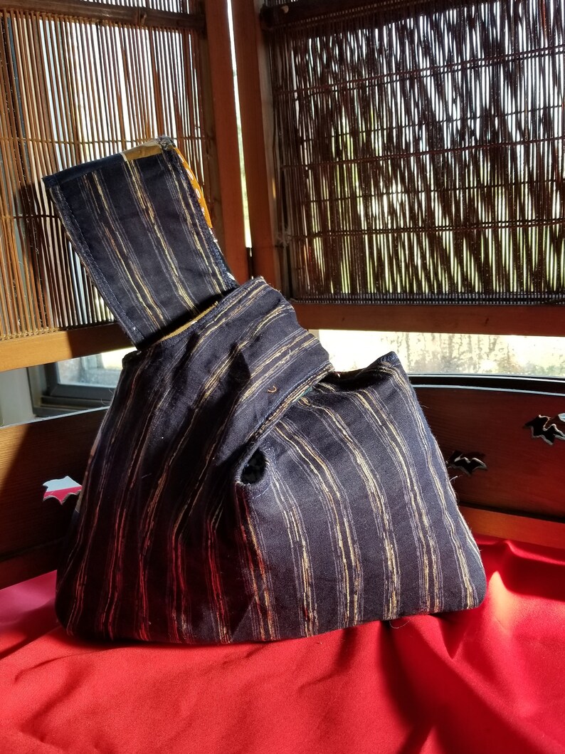 Japanese Loop/knot Bag Kit/ Boro Sashiko Reversible Etsy