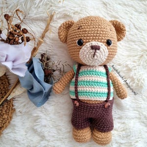 Amigurumi bear Spanish pattern
