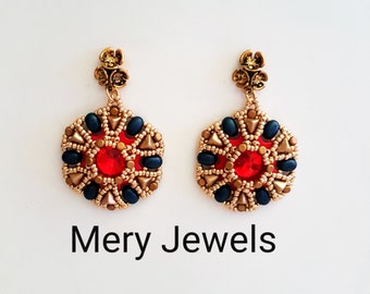 Karla Beaded Earrings Photo Tutorial by Puca