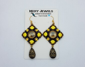 DIY Tutorial: Contrast Earrings with Stormduo and Ginko