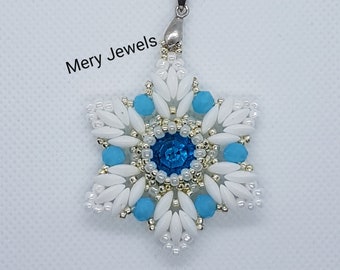 PDF Crystal Ice Pendant with 14mm Mobyduo Rivoli and Spring Onions