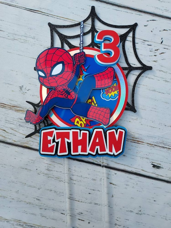 Printable Spiderman 6th Birthday Cake Topper Digital, 56% OFF