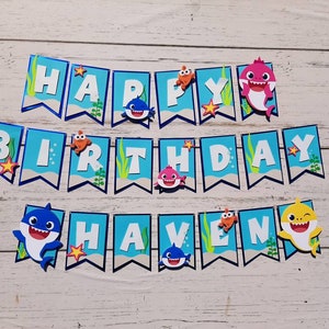 Baby Shark - Baby Shark Banner - Baby Shark Party Decor - Baby Shark Birthday - Baby Shark Party - Baby Shark Decorations - Baby Shark Sign