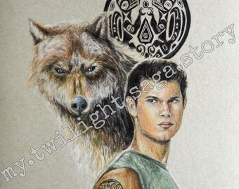 Jacob Black Tattoo Etsy