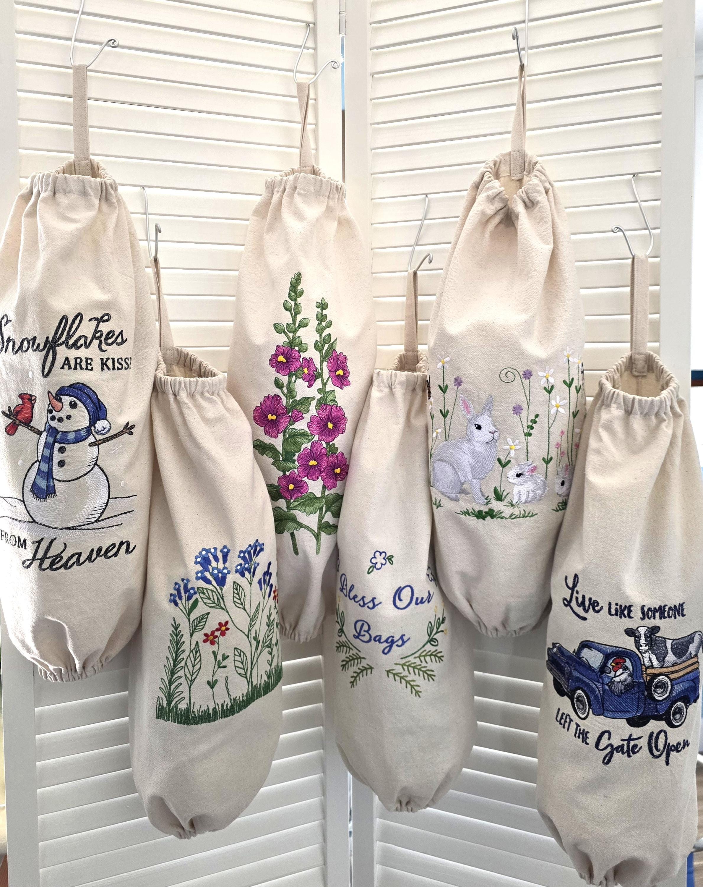 Bag Holder and Dispenser, Plastic Bag Dispenser, Grocery Bag Holders, Kitchen Organizer, Bag Storage