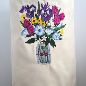 Water Cooler Tank Cover, Decorative Water Cooler Tank Cover, Mason Jar Flowers