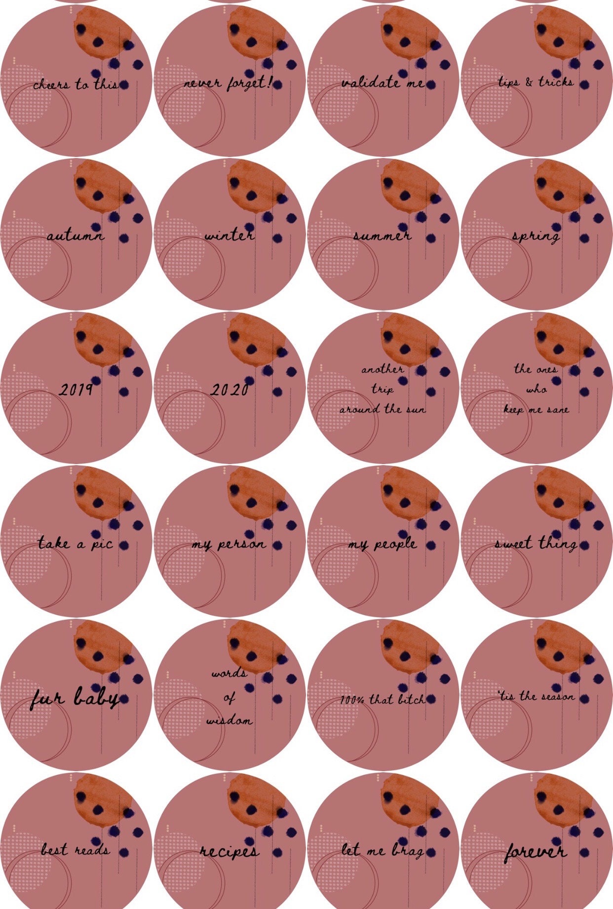 50 Artsy Instagram Story Highlight Covers