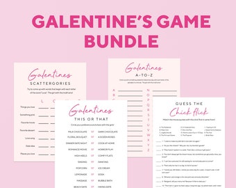 Galentine's day games, Galentine's game bundle, Galentine's fun printable games, Galentine's party