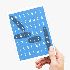 Cartoline stampabili per la festa del papà, Cartoline per la ricerca di parole, Buona festa del papà, Cartoline per la festa del papà fai da te, Cartoline per papà stampabili, Download istantaneo