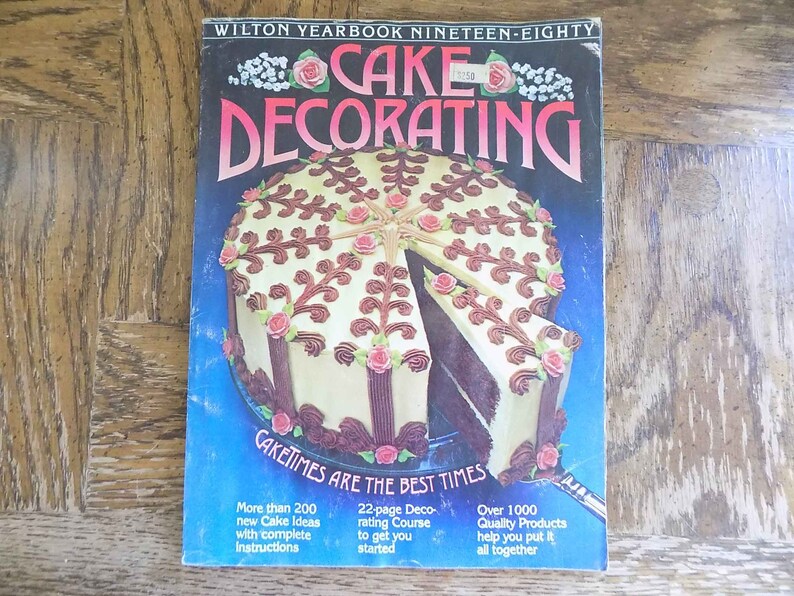1980 Wilton Year Book Cake Decorating Guide Vintage How To Etsy