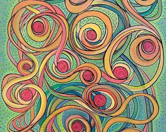 Original painting “Serpentine”