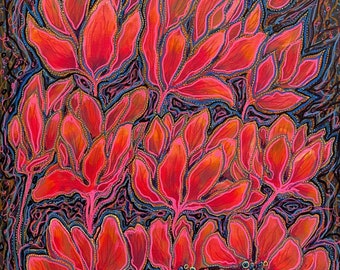 Original painting "Spirit flowers"