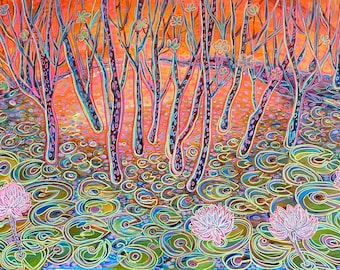 Original painting "A place where dreams come true"