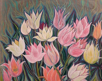 Dipinto originale "Tulipani"