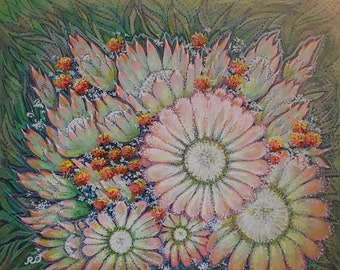 Original painting "Positive Flowers"