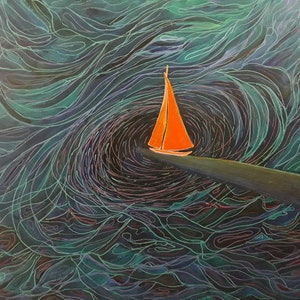 Original painting &quot;Winner&quot;