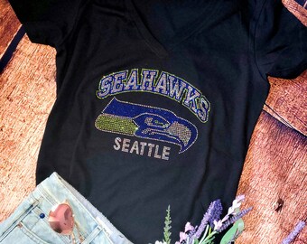 seattle seahawks bling shirt