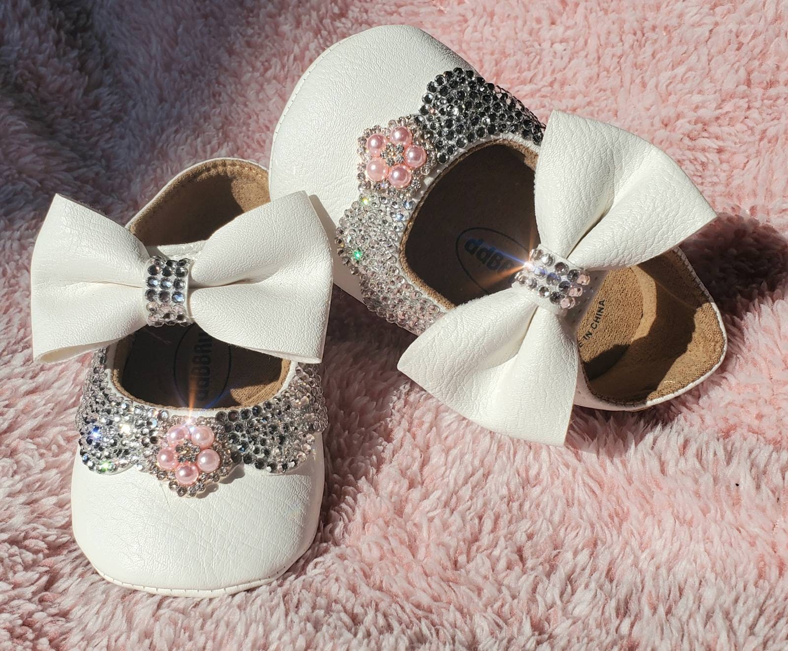 infant girl crib shoes