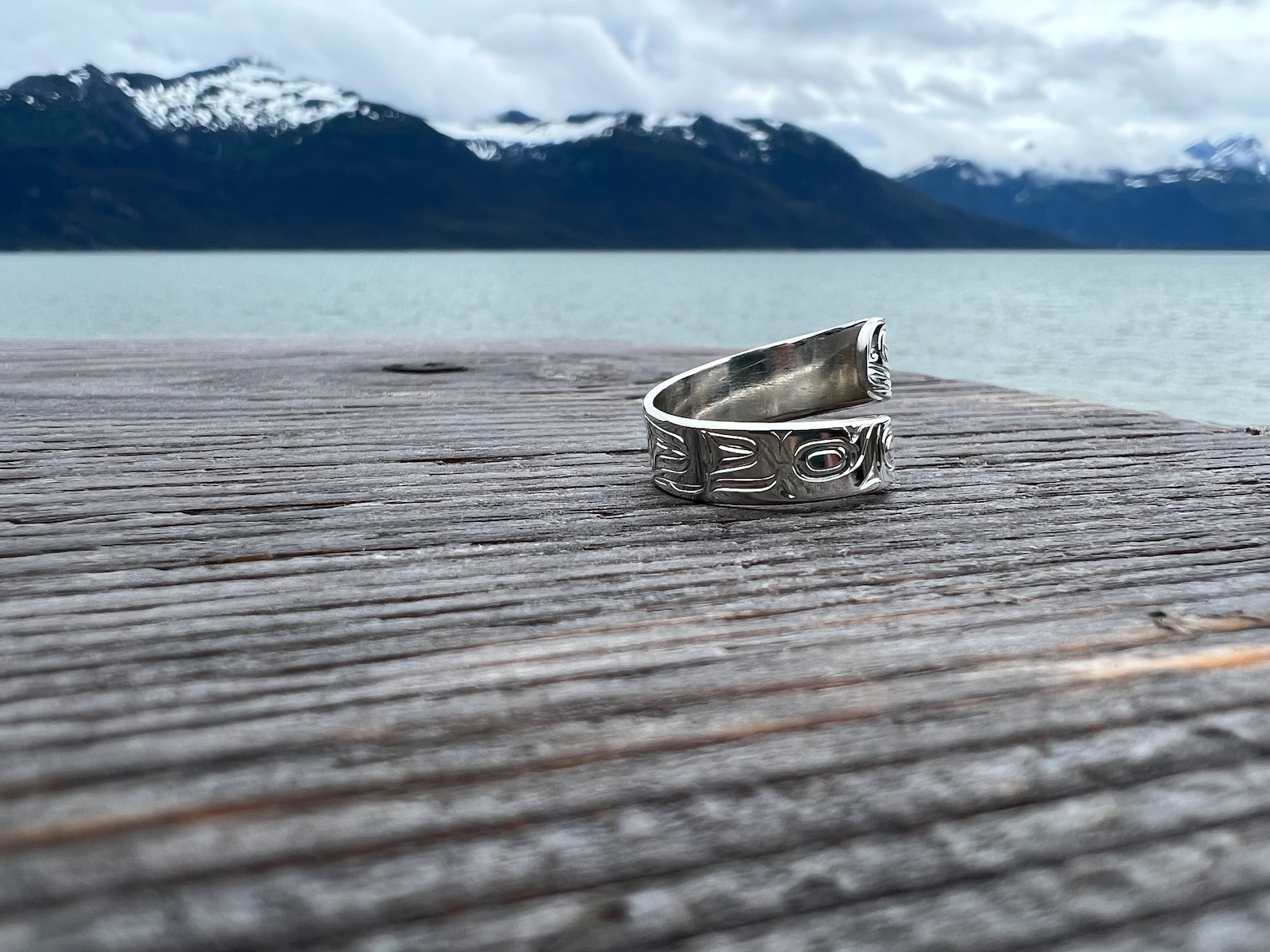 Handmade Sterling Silver Raven Ring, Tlingit Formline Art - Etsy