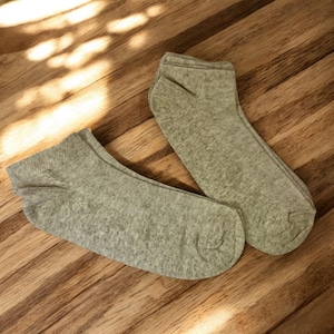 Set of 9 Pairs of Women&#39;s Linen Ankle Socks - Organic Linen Yarn - Breathable and Lightweight