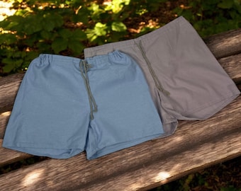 Set di 2 boxer da uomo in morbido cotone/flanella con coulisse regolabile in vita – Intimo comodo e traspirante