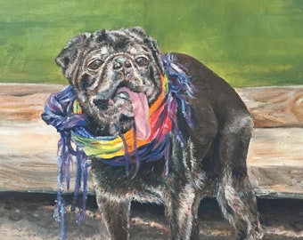 Max the Pug--Fine Art Print #34 by Kerstin Fletcher