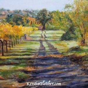 Off Coffey Lane, Landscape Painting--Fine Art Print #23 by Kerstin Fletcher