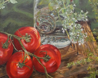 Canning Time, Still Life Oil Painting--Fine Art Print #12 by Kerstin Fletcher